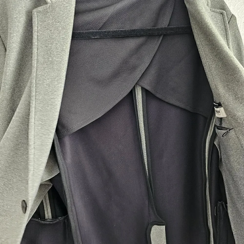 Kenneth Cole Blazer Jacket Sport Coat Men's S Heather Grey Two Button Dresswear